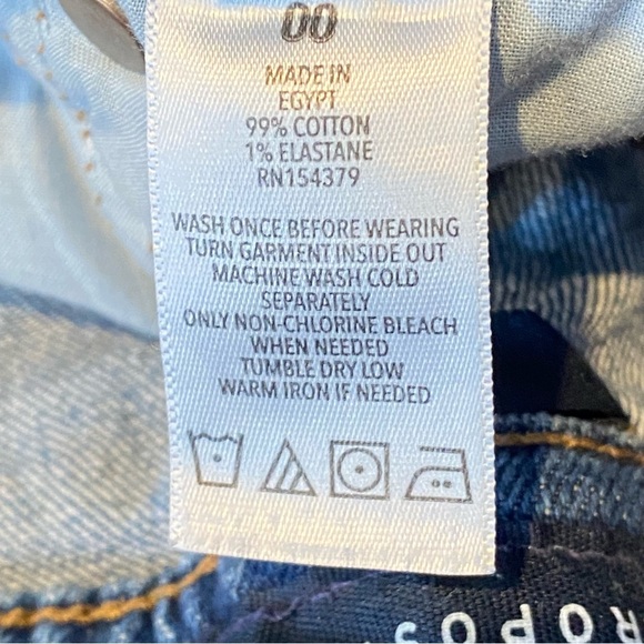 Aeropostale Dark Wash High Waisted Denim Mom Jeans - Picture 6 of 6